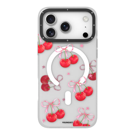 Apple iPhone 17 Pro Kılıf M-Safe Şarj Özellikli Airbagli Çift Katmanlı Youngkit Sweathart Serisi Kapak