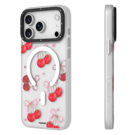 Apple iPhone 17 Pro Kılıf M-Safe Şarj Özellikli Airbagli Çift Katmanlı Youngkit Sweathart Serisi Kapak