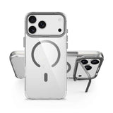 Apple iPhone 17 Pro Kılıf M-safe Şarj Özellikli Airbagli Kamera Standlı Zore Azor Kapak