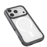 Apple iPhone 17 Pro Kılıf M-safe Şarj Özellikli Airbagli Raptic Shield Serisi Şeffaf Arka Yüzey Kapak