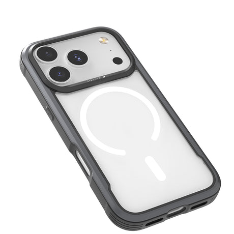Apple iPhone 17 Pro Kılıf M-safe Şarj Özellikli Airbagli Raptic Shield Serisi Şeffaf Arka Yüzey Kapak