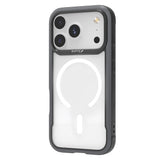 Apple iPhone 17 Pro Kılıf M-safe Şarj Özellikli Airbagli Raptic Shield Serisi Şeffaf Arka Yüzey Kapak