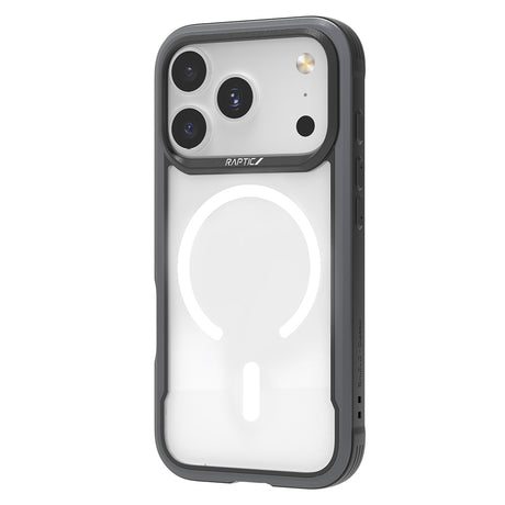 Apple iPhone 17 Pro Kılıf M-safe Şarj Özellikli Airbagli Raptic Shield Serisi Şeffaf Arka Yüzey Kapak