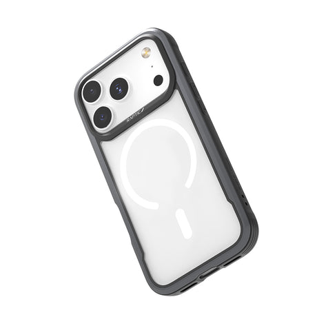 Apple iPhone 17 Pro Kılıf M-safe Şarj Özellikli Airbagli Raptic Shield Serisi Şeffaf Arka Yüzey Kapak
