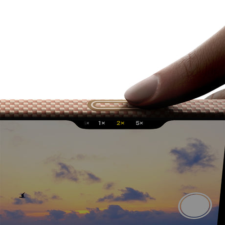 Apple iPhone 17 Pro Kılıf M-safe Şarj Özellikli Aramid Fiber Pitaka Glints of Gold Ultra Slim Serisi Kapak