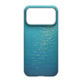 Apple iPhone 17 Pro Kılıf M-safe Şarj Özellikli Aramid Fiber Pitaka Glints of Gold Ultra Slim Serisi Kapak