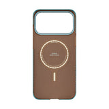 Apple iPhone 17 Pro Kılıf M-safe Şarj Özellikli Aramid Fiber Pitaka Glints of Gold Ultra Slim Serisi Kapak