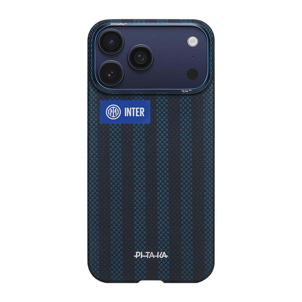 Apple iPhone 17 Pro Kılıf M-safe Şarj Özellikli Aramid Karbon Fiber Pitaka İnternazionale Milano Serisi Kapak