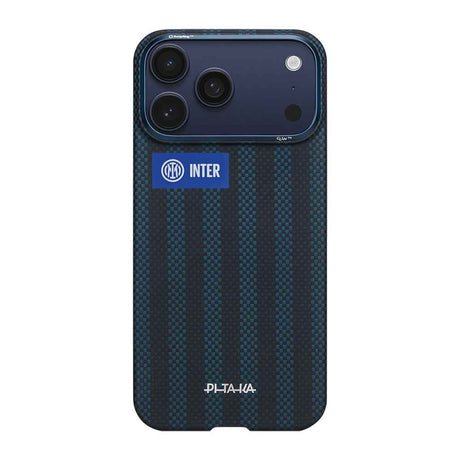 Apple iPhone 17 Pro Kılıf M-safe Şarj Özellikli Aramid Karbon Fiber Pitaka İnternazionale Milano Serisi Kapak