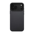 Apple iPhone 17 Pro Kılıf M-safe Şarj Özellikli Aramid Fiber Pitaka Military-Grade Classic Serisi Black-Grey Twill Kapak