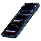 Apple iPhone 17 Pro Kılıf M-safe Şarj Özellikli Aramid Karbon Fiber Pitaka Sakura Hours Serisi Kapak