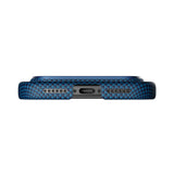 Apple iPhone 17 Pro Kılıf M-safe Şarj Özellikli Aramid Fiber Pitaka Tactile Woven Starpeak Serisi Milky Way Galaxy Kapak