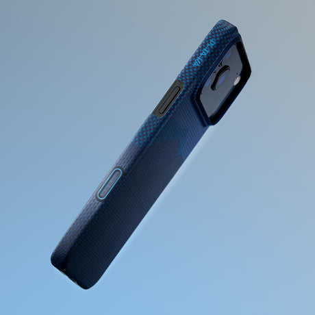 Apple iPhone 17 Pro Kılıf M-safe Şarj Özellikli Aramid Fiber Pitaka Tactile Woven Starpeak Serisi Over The Horizon Kapak