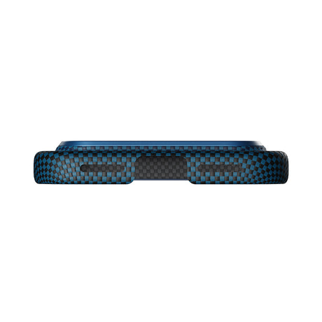 Apple iPhone 17 Pro Kılıf M-safe Şarj Özellikli Aramid Fiber Pitaka Tactile Woven Sunset-Moonrise Serisi Kapak