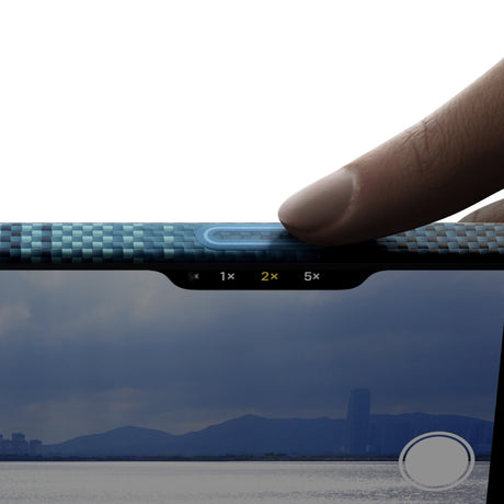Apple iPhone 17 Pro Kılıf M-safe Şarj Özellikli Aramid Fiber Pitaka Tactile Woven Sunset-Moonrise Serisi Kapak