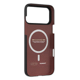 Apple iPhone 17 Pro Kılıf M-safe Şarj Özellikli Aramid Fiber Youngkit 1500D Kevlar Extreme Wing Titanyum-Gold Serisi Kapak