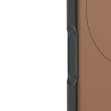 Apple iPhone 17 Pro Kılıf M-safe Şarj Özellikli Basit Mat Deri Desenli Youngkit Tech Fashion Serisi Kapak
