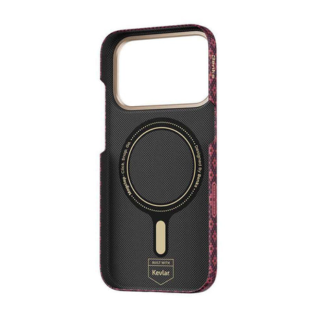 Apple iPhone 17 Pro Kılıf M-Safe Şarj Özellikli Benks ArmorAir ArmorGrid Serisi C1 Kevlar Karbon Kapak