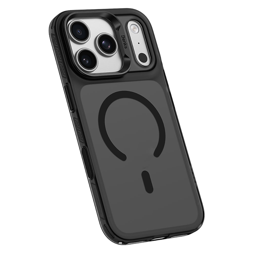 Apple iPhone 17 Pro Kılıf M-Safe Şarj Özellikli Benks C-Magnet Lucid Armor Kapak