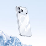 Apple iPhone 17 Pro Kılıf M-safe Şarj Özellikli Benks ​​​​​​Crystal Serisi Şeffaf Kapak