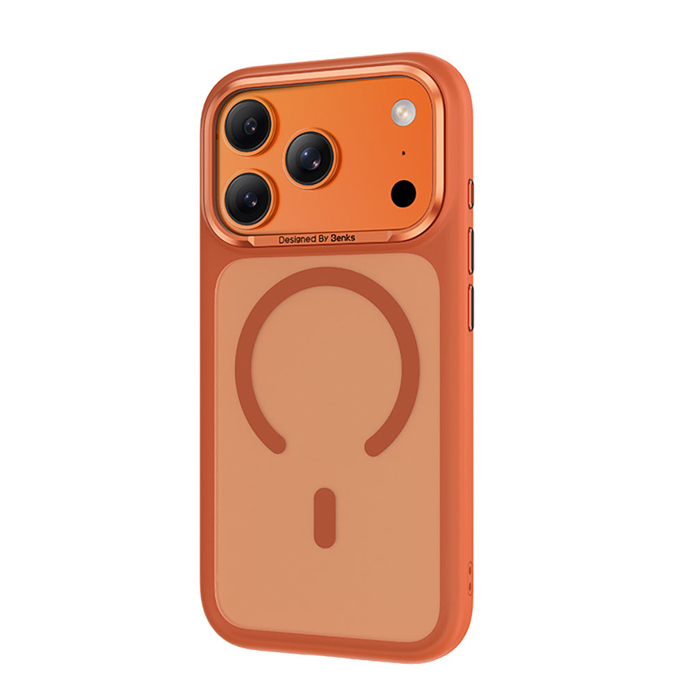 Apple iPhone 17 Pro Kılıf M-Safe Şarj Özellikli Benks Mist C-Magnet Kapak