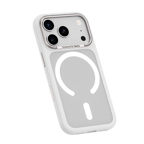 Apple iPhone 17 Pro Kılıf M-Safe Şarj Özellikli Benks Mist C-Magnet Kapak