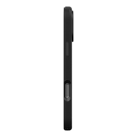 Apple iPhone 17 Pro Kılıf M-Safe Şarj Özellikli Çizgi Desenli Kumaş Dokulu Zore Paris Lorin Kapak