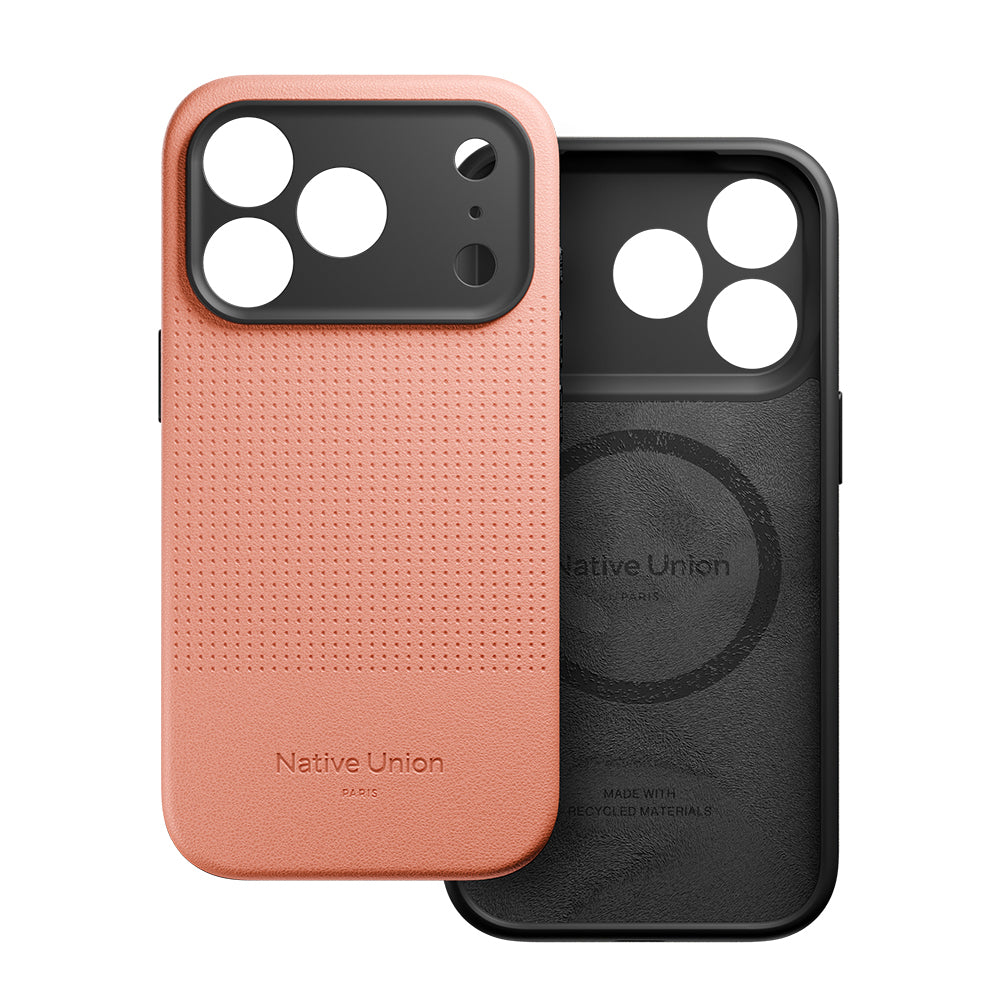 Apple iPhone 17 Pro Kılıf M-safe Şarj Özellikli Deri Dokulu Native Union 2025 Active Serisi Kapak