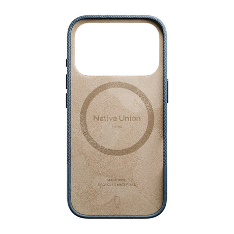 Apple iPhone 17 Pro Kılıf M-safe Şarj Özellikli Deri Dokulu Native Union RE Classic Serisi Kapak