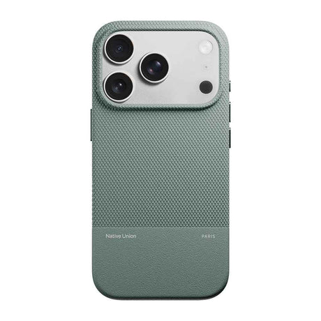 Apple iPhone 17 Pro Kılıf M-safe Şarj Özellikli Deri Dokulu Native Union RE Classic Serisi Kapak
