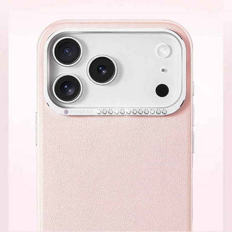 Apple iPhone 17 Pro Kılıf M-safe Şarj Özellikli Deri Tasarımlı Pynana Starry Serisi Kapak