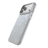 Apple iPhone 17 Pro Kılıf M-Safe Şarj Özellikli El İşlemeli Swarovski Taşlı Zore Paris Riva Sert PC Kapak