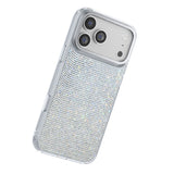 Apple iPhone 17 Pro Kılıf M-Safe Şarj Özellikli El İşlemeli Swarovski Taşlı Zore Paris Riva Sert PC Kapak