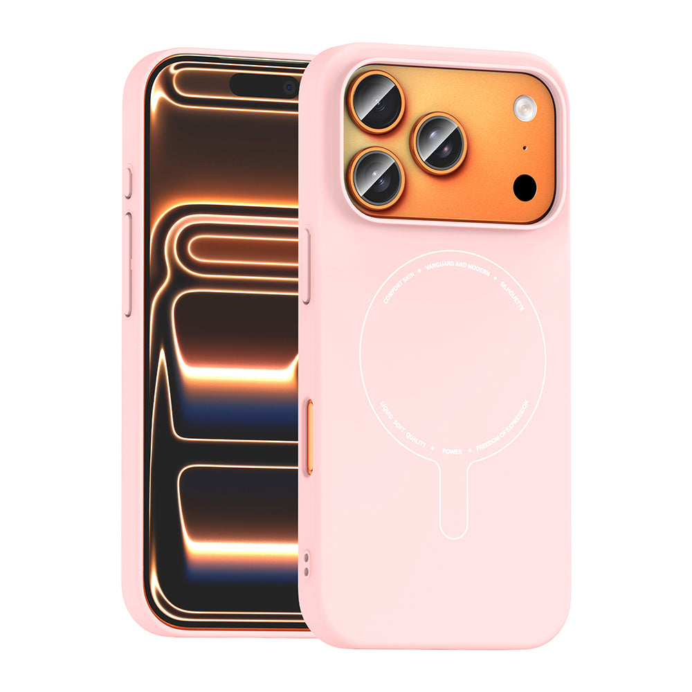 Apple iPhone 17 Pro Kılıf M-Safe Şarj Özellikli Kamera Korumalı Zore Elio Sert PC Kapak