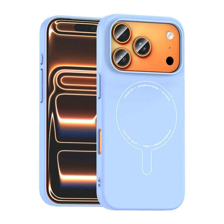 Apple iPhone 17 Pro Kılıf M-Safe Şarj Özellikli Kamera Korumalı Zore Elio Sert PC Kapak