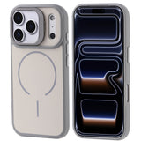 Apple iPhone 17 Pro Kılıf M-safe Şarj Özellikli Kamera Standlı Zore Notron Kapak