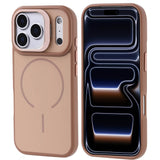 Apple iPhone 17 Pro Kılıf M-safe Şarj Özellikli Kamera Standlı Zore Notron Kapak