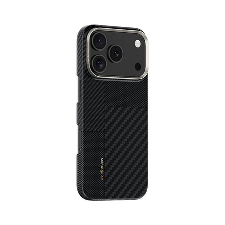 Apple iPhone 17 Pro Kılıf M-safe Şarj Özellikli Karbon Fiber Benks Montage ArmorAir Kevlar Kapak