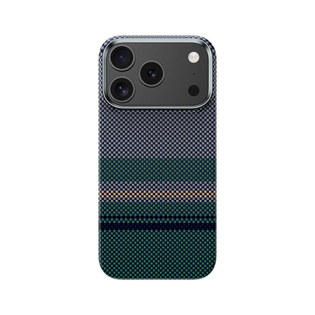 Apple iPhone 17 Pro Kılıf M-safe Şarj Özellikli Karbon Fiber Tasarımlı Benks Aurora ArmorAir Kevlar Kapak