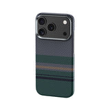 Apple iPhone 17 Pro Kılıf M-safe Şarj Özellikli Karbon Fiber Tasarımlı Benks Aurora ArmorAir Kevlar Kapak