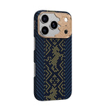 Apple iPhone 17 Pro Kılıf M-safe Şarj Özellikli Karbon Fiber Tasarımlı Benks Knight ArmorAir Kevlar Kapak