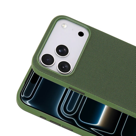 Apple iPhone 17 Pro Kılıf M-Safe Şarj Özellikli Kumaş Tasarımlı Zore Miami Sert PC Kapak
