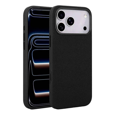 Apple iPhone 17 Pro Kılıf M-Safe Şarj Özellikli Kumaş Tasarımlı Zore Miami Sert PC Kapak