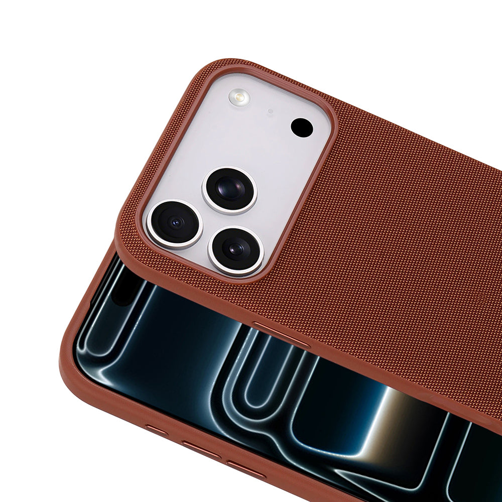 Apple iPhone 17 Pro Kılıf M-Safe Şarj Özellikli Kumaş Tasarımlı Zore Miami Sert PC Kapak