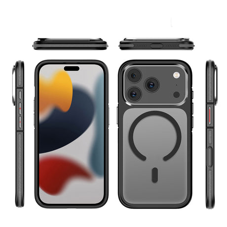 Apple iPhone 17 Pro Kılıf M-safe Şarj Özellikli Mat Görünümlü Wlons Vevo Kapak