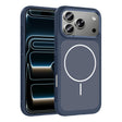 Apple iPhone 17 Pro Kılıf M-Safe Şarj Özellikli Metal Kamera Çerçeveli Zore Sanremo Silikon Kapak