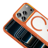 Apple iPhone 17 Pro Kılıf M-Safe Şarj Özellikli Metal Kamera Çerçeveli Zore Tiko Kapak