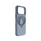 Apple iPhone 17 Pro Kılıf M-safe Şarj Özellikli Metal Standlı Sıvı Silikon Lenyes CK223 Kapak