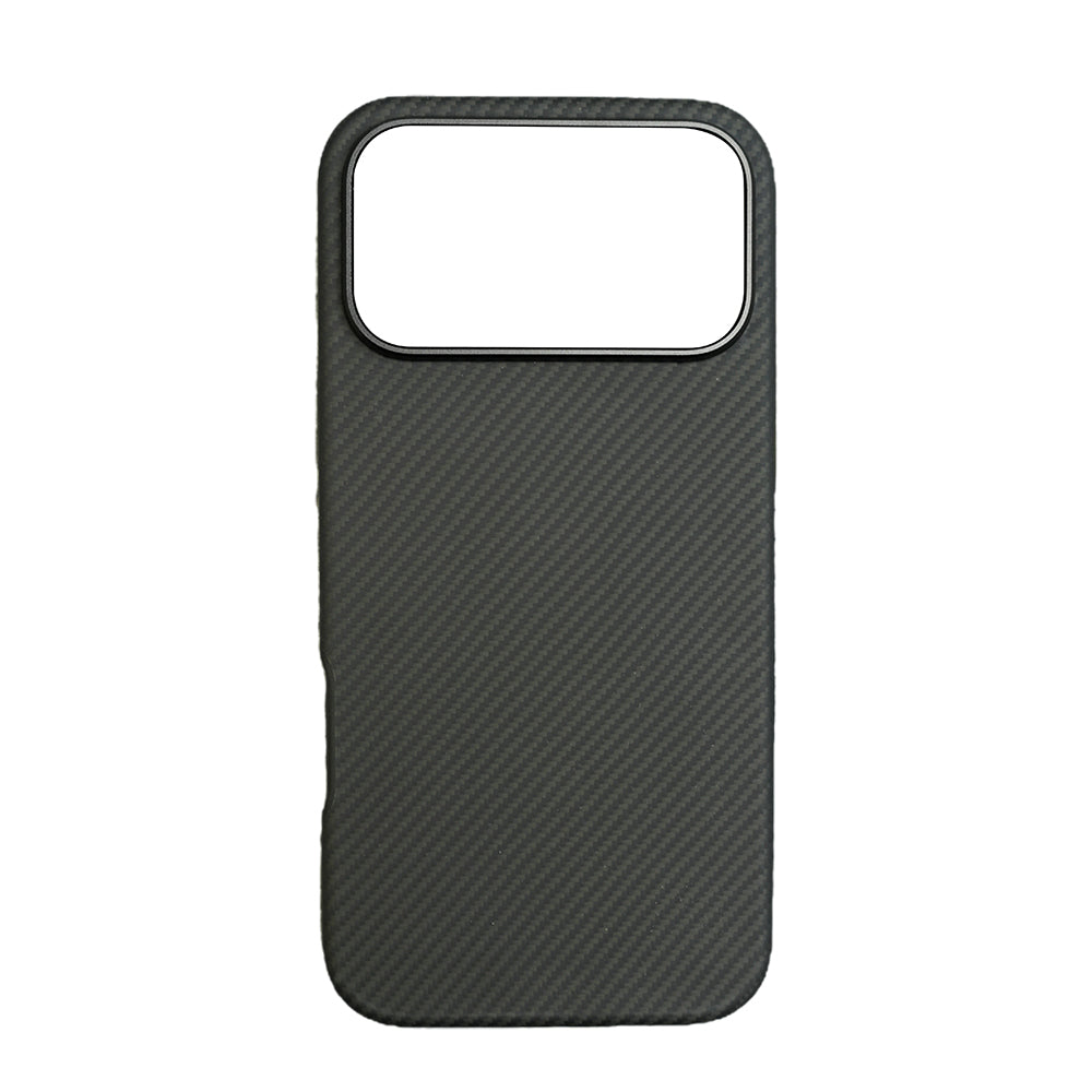 Apple iPhone 17 Pro Kılıf M-safe Şarj Özellikli Mohseven 600D Aramid Fiber Kapak