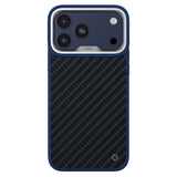 Apple iPhone 17 Pro Kılıf M-safe Şarj Özellikli O-Ring Kajsa Carbon Fiber Serisi Kapak